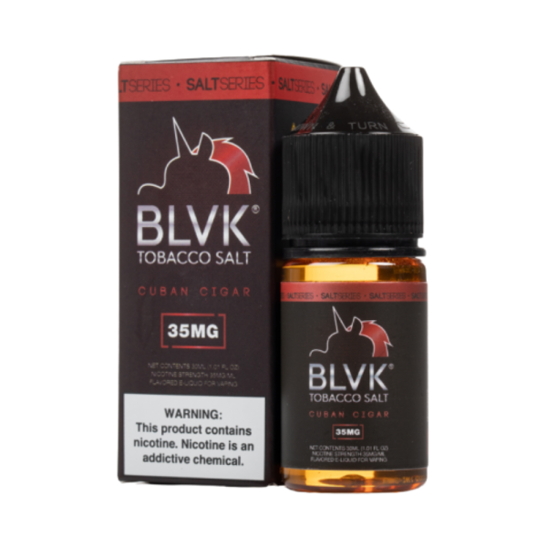líquido salt tabaco - Líquido Blvk Unicorn Salt - Cuban Cigar - Tobacco