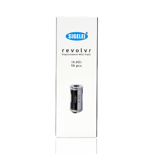 resistência coil - Resistência / Coil para Tank Revolvr 0.9ohm - Sigelei