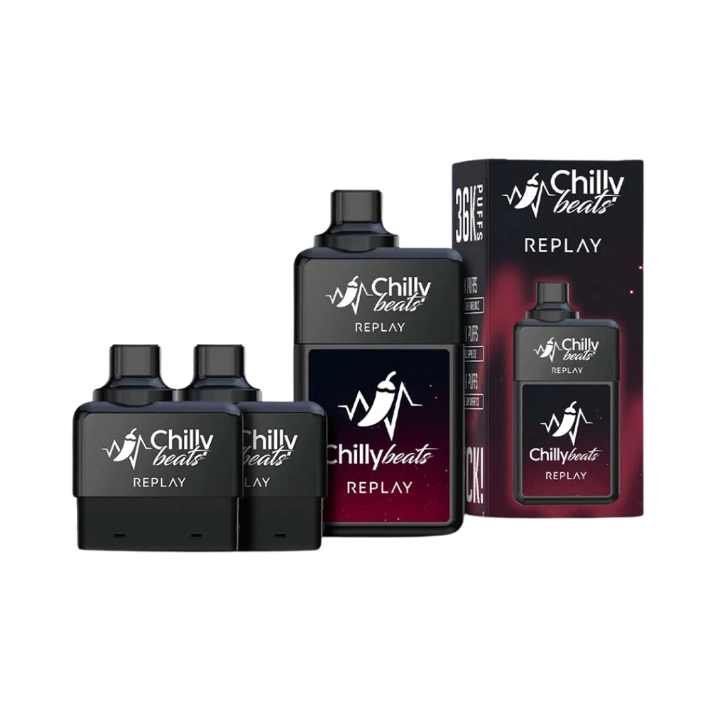 0d87299e582cef7becdd761b7815335e.png pod descartável 36000 puffs - Pod Descartável Chilly Beats Replay - 36.000 Puffs - Berries Watermelon Ice + Double Apple Ice + Watermelon Cherry Ice