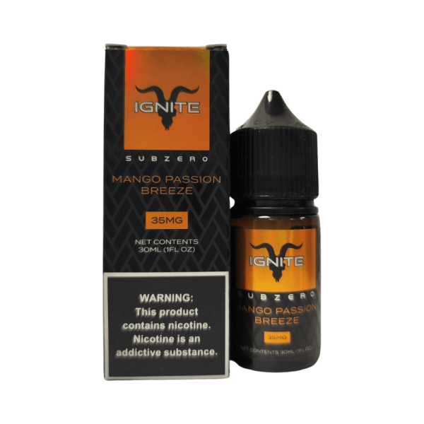 líquido nic salt - Líquido Ignite Salt - SubZero - Mango Passion Breeze