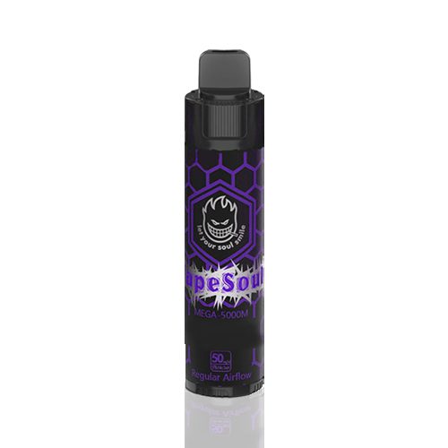 pod descartável vapesoul - Pod descartável Vapesoul - Mega - 5000 puffs - Mango Blackcurrant