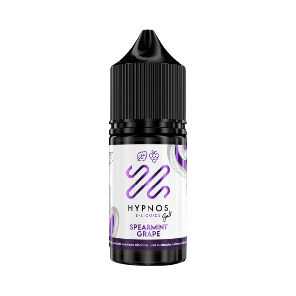 líquido nic salt mentolado - Líquido Hypnos Salt - Spearmint Grape