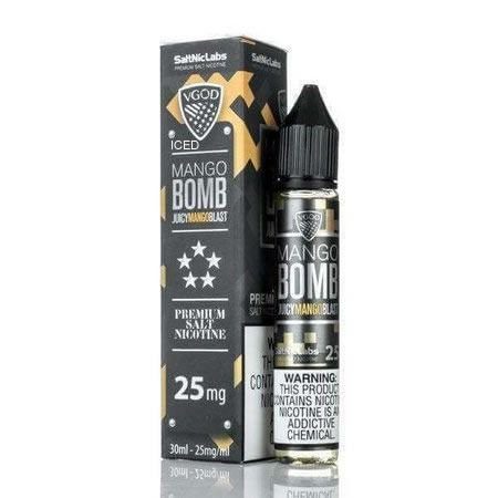 líquido salt nicotine - Líquido VGod Salt - Mango Bomb Iced