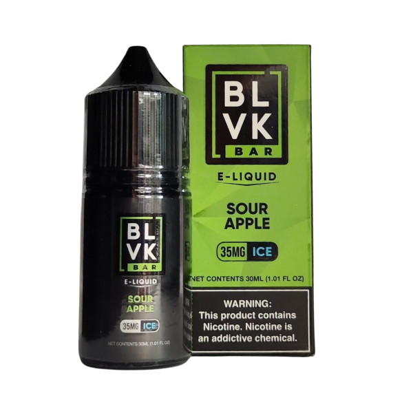 líquido salt nic - Líquido Blvk Unicorn Salt - Sour Apple Ice - Bar