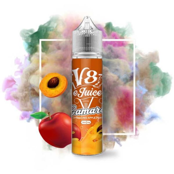 líquido v8 e-juice - Líquido V8 E-Juice - Camaro - Sparkling Apple Peach