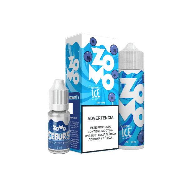 líquido blueberry ice - Líquido Zomo - Blueberry Ice - Iceburst