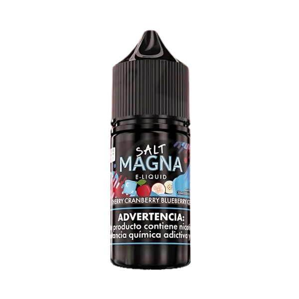 líquido salt ice - Líquido Magna e-Liquid Salt - Cherry Cranberry Blueberry Ice - Edição Limitada