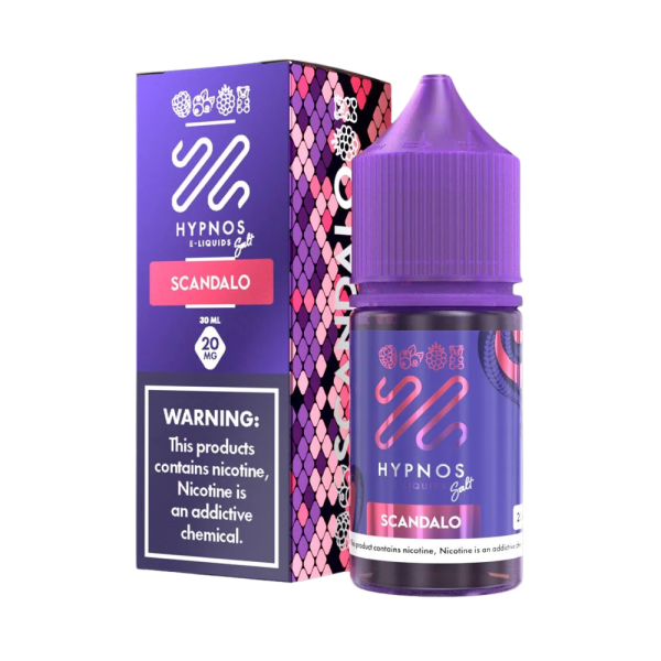 líquido salt frutado - Líquido Hypnos Salt - Scandalo