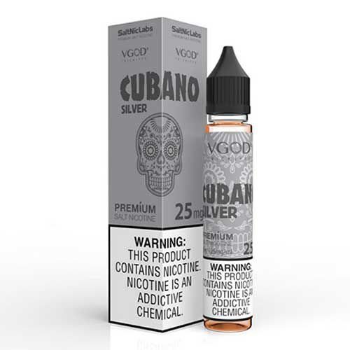 líquido nic salt - Líquido VGod Salt - Cubano Silver