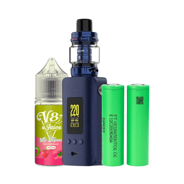 combo vape - Combo Vape GEN 200 iTank 2 + Bateria Sony VTC6 + Líquido V8 e-Juice Pink Lemonade