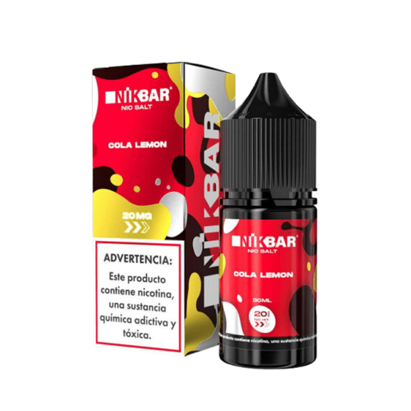 líquido nic salt - Líquido Nikbar Salt - Cola Lemon