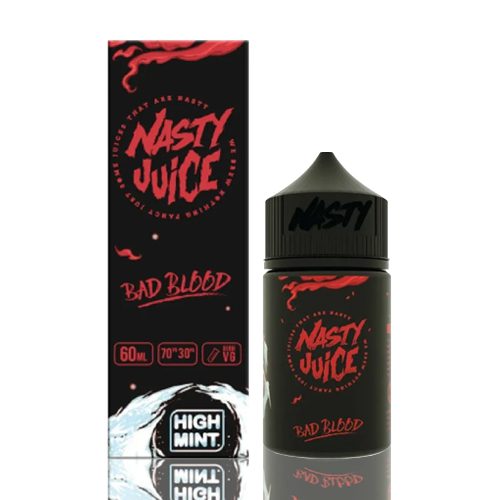 líquido mentolado - Líquido Nasty Juice - Bad Blood - High Mint