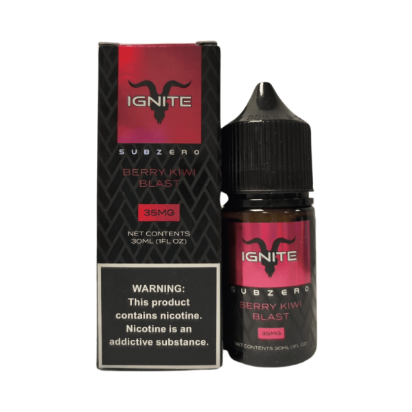 líquido salt ice - Líquido Ignite Salt - SubZero - Berry Kiwi Blast
